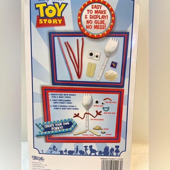 Toy Story Disney Pixar 4 Make Your Own Forky Kids Activity Craft - Picture 5 of 6
